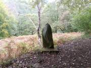 Fish stone sculpture at Quakers Yard